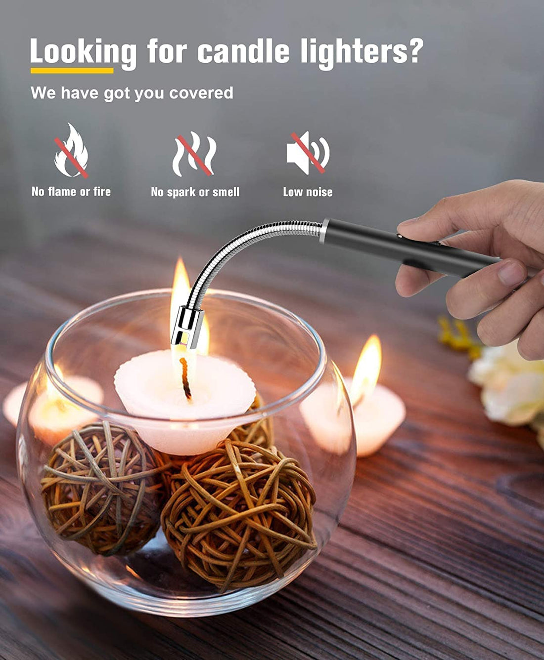 Rechargeable USB Electric Arc Lighter ⚡💡